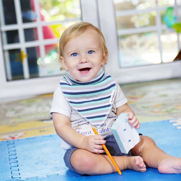 8-pack Baby Bandana Drool Bibs for Boys - Picture 2 of 8